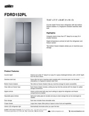 Summit FDRF152PL Manual