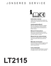 Jonsered LT2115 Instruction Manual