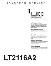 Jonsered LT2116A2 Instruction Manual