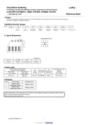 Murata LLA215R71C473MA14 Series Reference Sheet