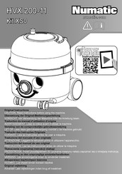 Numatic HVX 200-11 Original Instructions Manual