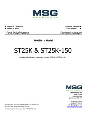 MSG ST95K Operator's Manual