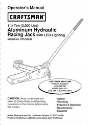 Craftsman 875.50242 Operator's Manual