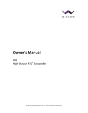 Wisdom SRS High Output RTL Owner's Manual
