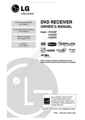 LG HT855SF Owner's Manual