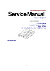 Panasonic KX-TSC35JXW Service Manual