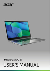 Acer TravelMate P2 15 User Manual