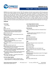 Cypress MB96F653A Manual