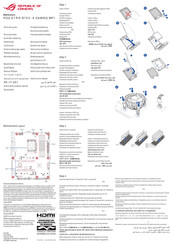 Asus ROG STRIX B760-A GAMING WIFI Quick Start Manual