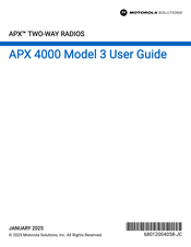 Motorola solutions APX 4000 3 User Manual