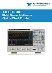 Teledyne T3DSO3000 Quick Start Manual