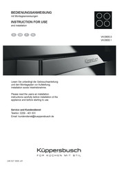 Kuppersbusch VKI3805.0 Instructions For Use And Installation
