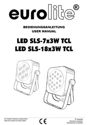 EuroLite SLS-18x3W TCL User Manual