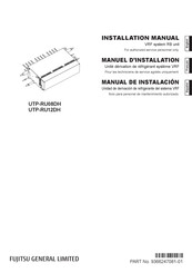 Fujitsu UTP-RU12DH Installation Manual