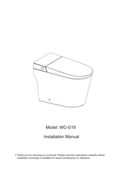 EPLO WC-G19 Installation Manual