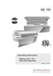 SOLTRON JK 103/32-0 Operating Instructions Manual