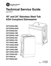 Haier GE QDT125SSL0SS Technical Service Manual