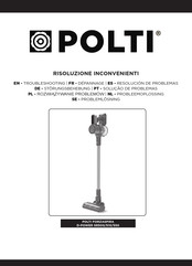 POLTI FORZASPIRA D-POWER SR510 Troubleshooting Manual