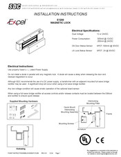 Sdc Excel E1200 Installation Instructions