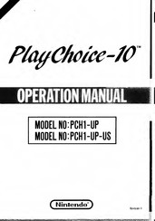 Nintendo PlayChoice-10 Operation Manual