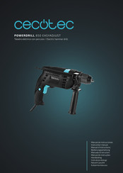 cecotec POWERDRILL 850 EASYADJUST Instruction Manual
