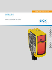SICK WTT12S-C2569 Operating Instructions Manual