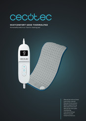 cecotec HEATCONFORT 6000 THERMALPAD Instruction Manual