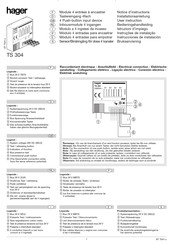 Hager TS 304 User Instruction