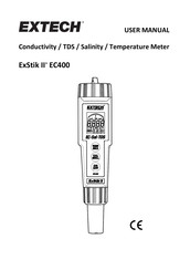 Extech Instruments ExStik II EC400 User Manual