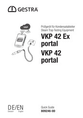 GESTRA VKP 42 Ex Quick Manual