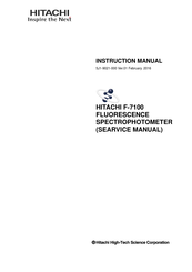 Hitachi F-7100 Instruction Manual