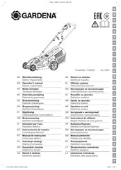 Gardena PowerMax 1100/32 Operator's Manual