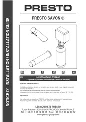 Presto SAVON Installation Manual