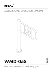 PERCo WMD-05S Assembly And Operation Manual