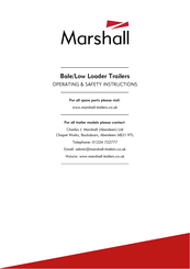 Marshall Amplification BC-25-10T Operating/Safety Instructions Manual