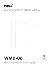 PERCo WMD-06 Assembly And Operation Manual