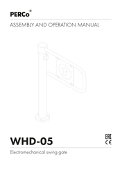 PERCo WHD-05 Assembly And Operation Manual