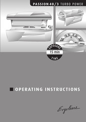 JK-Products ergoline PASSION 40/3 TURBO POWER Operating Instructions Manual