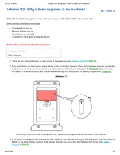 Schwinn IC3 Troubleshooting Manual