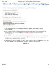 Schwinn 430 Troubleshooting Manual