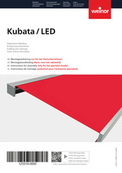 weinor Kubata Instructions For Assembly
