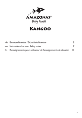 AMAZONAS KANGOO Instructions For Use / Safety Notes