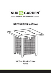 Nuu Garden AF111 Instruction Manual