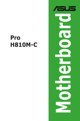 Asus Pro H810M-C Manual