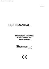 Sherman hobby MIG 200 SMART User Manual