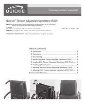 Quickie TAU Owner's Manual