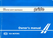 Kia pride 1997 Owner's Manual