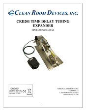 CLEAN ROOM DEVICES CRD201 Operation Manual