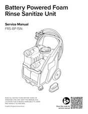 Foamit FRS-BP-15N Manual