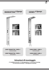 Bossini MANHATTAN PANEL 4 L00897 Installation Instructions Manual